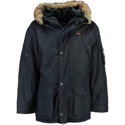 Parka zimowa "Abiosaure" w kolorze granatowym. Niebieskie płaszcze męskie Geographical Norway Men, na zimę, s, bez wzorów, bez kaptura. W wyprzedaży za 349,95 zł.
