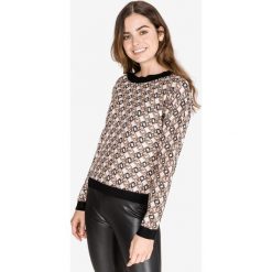 Liu Jo Sweter Beżowy Wielokolorowy. Brązowe bluzy damskie Liu Jo, xs, bez wzorów, z poliesteru, bez rękawów, bez kaptura. Za 669,95 zł.