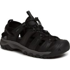 Sandały KEEN - Targhee III Sandal 1022426 Black/Grey. Czarne klapki męskie Keen, ze skóry, bez zapięcia. Za 399,00 zł.