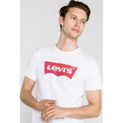 Levi's® Set-in Neck Koszulka Biały. Białe podkoszulki męskie s, z nadrukiem, z bawełny, z krótkim rękawem. Za 102,95 zł.