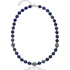 Piękny Naszyjnik - srebro 925, Lapis lazuli. Szare naszyjniki męskie W.KRUK, z lazurytem, srebrne. Za 279,00 zł.