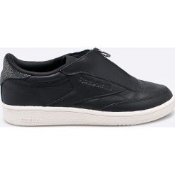 Reebok Classic - Buty Chalk. Czarne buty sportowe damskie Reebok Classic, bez wzorów, ze skóry, sportowe, reebok classic. W wyprzedaży za 239,90 zł.