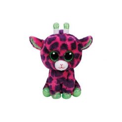 Przytulanki i maskotki: Beanie Boos Gilbert – Różowa Żyrafa 15 cm 37220 Maskotka TY INC