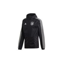 Kurtki wiatrówki adidas Kurtka przeciwdeszczowa Germany. Czarne kurtki męskie Adidas, s, bez wzorów, bez kaptura. Za 299,00 zł.