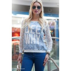 Bluza. Szare bluzy damskie marki Fasardi. Za 99,00 zł.