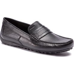 Mokasyny GEOX - U Snake Moc C U9207C 04643 C9999 Black. Czarne mokasyny męskie Geox, na co dzień, bez wzorów, ze skóry, klasyczne, bez zapięcia. W wyprzedaży za 389,00 zł.