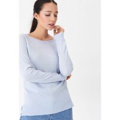 Sweter basic - Niebieski. Niebieskie swetry damskie House, s, bez wzorów, bez rękawów, bez kaptura. W wyprzedaży za 29,99 zł.