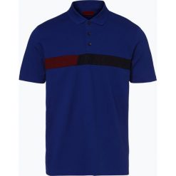 HUGO - Męska koszulka polo – Dantes, niebieski. Niebieskie koszulki męskie HUGO, s, bez wzorów, polo, bez rękawów. Za 479,95 zł.