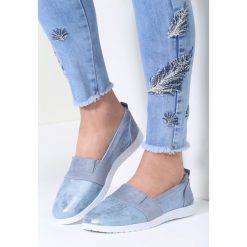 Trampki damskie slip on: Niebieskie Slip On Jupiter Love