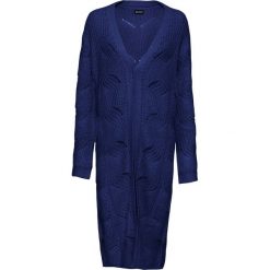 Płaszcz dzianinowy bonprix kobaltowy. Niebieskie płaszcze damskie bonprix, z dzianiny. Za 44,99 zł.