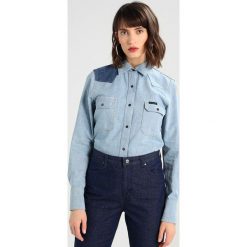 Koszule damskie: Calvin Klein Jeans WESTERN LEAN TRIANGLE BLOCKED Koszula triangle blue