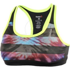 Biustonosz sportowy stanik damski Reebok AI1013. Biustonosze sportowe damskie Reebok, bez wzorów, z poliesteru, na fitness i siłownię. W wyprzedaży za 59,99 zł.