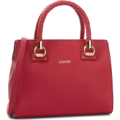 Torebka LIU JO - M Satchel Manhattan N68100 E0087 Red 91656. Czerwone torebki klasyczne damskie Liu Jo, ze skóry ekologicznej. Za 689,00 zł.