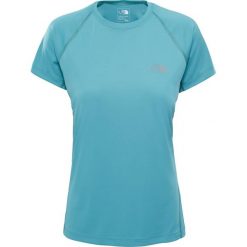 Koszulka T-shirt damski The North Face S/S Flex T93JZ1ZBP - niebieski. Niebieskie koszulki damskie The North Face, s, bez wzorów, bez kołnierzyka, bez rękawów. Za 68,99 zł.