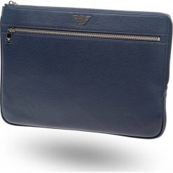 TORBA BIZNESOWA EMPORIO ARMANI. Niebieskie plecaki męskie Emporio Armani, bez wzorów, biznesowe. Za 779,00 zł.