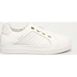 Gant - Buty skórzane Avona. Białe buty sportowe damskie GANT, ze skóry. Za 469,90 zł.