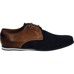 Derby męskie: Półbuty męskie - 615 BLU-BRONZ