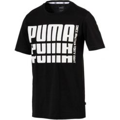Puma Rebel Bold Basic Tee Cotton Black L. Czarne koszulki męskie Puma, m, z nadrukiem, sportowe, bez kołnierzyka, z krótkim rękawem, krótkie. W wyprzedaży za 79,00 zł.