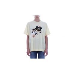 T-shirty z krótkim rękawem Elisabetta Franchi MA04481E1. Żółte t-shirty damskie Elisabetta Franchi, bez wzorów, bez kołnierzyka. Za 295,80 zł.