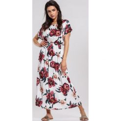 Biała Sukienka Appalling. Białe sukienki damskie other, xl, bez wzorów, bez kołnierzyka, bez rękawów, maxi. Za 79,99 zł.