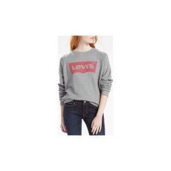 Bluzy Levis 29717 CREW FLEECE BATWING. Szare bluzy damskie Levi's®, s, bez wzorów, bez rękawów, bez kaptura. Za 211,35 zł.
