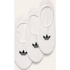 Adidas Originals - Stopki (3 pack). Białe skarpetki damskie adidas Originals, bez wzorów, z bawełny. Za 49,90 zł.