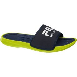Klapki męskie Fila niebieskie. Niebieskie klapki męskie Fila, z materiału. Za 79,90 zł.