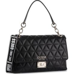 Torebka GUESS - Laiken VG740720 BLACK. Czarne torebki klasyczne damskie Guess, z aplikacjami, ze skóry ekologicznej, klasyczne, bez dodatków. Za 679,00 zł.