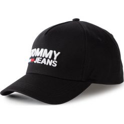 Czapka z daszkiem TOMMY JEANS - Tjm Logo Cap AM0AM04968 002. Czarne czapki męskie Tommy Jeans, bez wzorów, z bawełny. Za 179,00 zł.