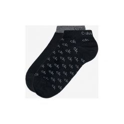 Calvin Klein 2-pack Skarpetki Czarny. Czarne skarpetki męskie Calvin Klein, bez wzorów, z elastanu. Za 64,95 zł.
