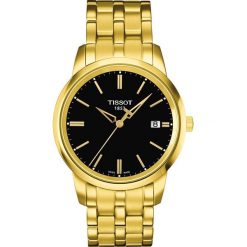 PROMOCJA ZEGAREK TISSOT T- CLASSIC DREAM T033.410.33.051.01. Czarne zegarki męskie TISSOT, ze stali. W wyprzedaży za 963,60 zł.