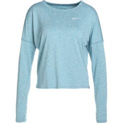 Nike Performance DRY MEDALIST LONGSLEEVE Koszulka sportowa noise aqua / ocean bliss reflective silver. Niebieskie topy sportowe damskie Nike Performance, l, z materiału. W wyprzedaży za 209,30 zł.