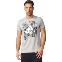 Adidas Koszulka Badge of Sports szara r. S (BK2780). Szare t-shirty męskie Adidas, s. Za 83,80 zł.