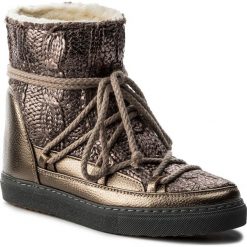 Buty zimowe damskie: Buty INUIKII – Sneaker Wedge Galway 30105 Gold