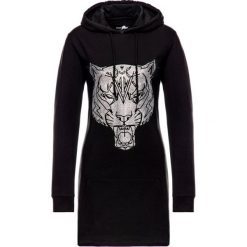 Bluza Plein Sport F19C WJB0926 STE003N. Czarne bluzy sportowe damskie Plein Sport, s, bez wzorów, z elastanu, bez rękawów, bez kaptura. W wyprzedaży za 859,00 zł.