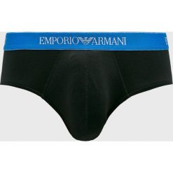 Emporio Armani - Slipy. Czarne slipy męskie marki Emporio Armani, s, z elastanu. W wyprzedaży za 69,90 zł.