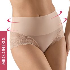 Wyszczuplające koronkowe majtki Marilu. Majtki damskie wyszczuplające Babell, z bawełny. Za 47,99 zł.