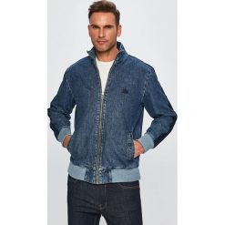 Levi's Made & Crafted - Kurtka. Niebieskie płaszcze męskie Levi's® Made & Crafted, s, bez wzorów, z bawełny, krótkie, bez kaptura. W wyprzedaży za 359,90 zł.