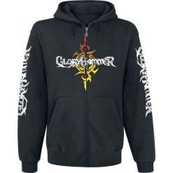 Bejsbolówki męskie: Gloryhammer Dragon Bluza z kapturem rozpinana czarny