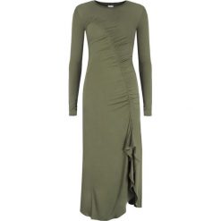 Pinko Sukienka "Piccone". Sukienki damskie Pinko, bez wzorów, z tkaniny, z okrągłym kołnierzem, bez rękawów, asymetryczne. Za 489,00 zł.