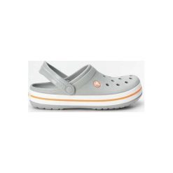 Crocs 11016 LIGHT GREY/BRIGHT CORAL, chodaki. Szare klapki damskie Crocs, bez wzorów, bez obcasa. Za 149,00 zł.