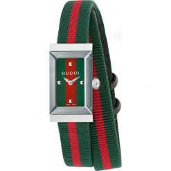 ZEGAREK GUCCI G-Frame YA147503. Niebieskie zegarki damskie GUCCI, szklane. Za 3590,00 zł.