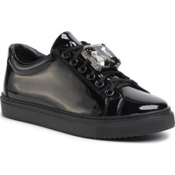 Sneakersy EVA MINGE - EM-08-07-000696 301. Czarne półbuty damskie Eva Minge, ze skóry. Za 459,00 zł.