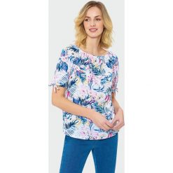 Top z nadrukiem. Bluzki damskie Greenpoint, z nadrukiem, z elastanu, bez kołnierzyka. Za 19,99 zł.
