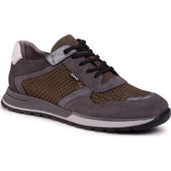 Sneakersy QUAZI - QZ-01-04-000458 689. Szare sneakersy męskie QUAZI, na co dzień, bez wzorów, ze skóry, klasyczne, bez zapięcia. W wyprzedaży za 259,00 zł.