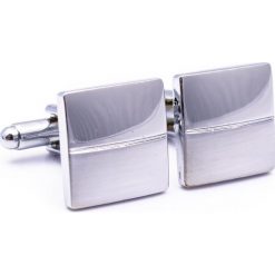 Kwadratowe matowo-błyszczące spinki do mankietów N79. Spinki do mankietów męskie Modini Moda Męska, ze stali. Za 55,00 zł.