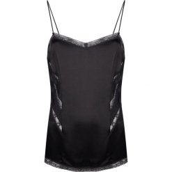 Pinko Top "Cauto". Czarne bluzki damskie Pinko, na co dzień, bez wzorów, bez kołnierzyka, bez rękawów. Za 299,00 zł.
