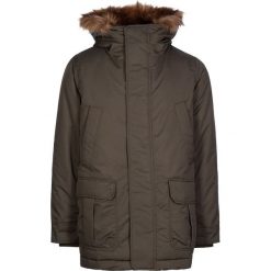 Płaszcz zimowy w kolorze khaki. Brązowe płaszcze męskie GAP, na zimę, m, bez wzorów, bez kaptura. W wyprzedaży za 239,95 zł.