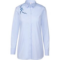Topy sportowe damskie: Bluzka – Slim fit – w kolorze błękitnym