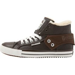 British Knights ROCO Tenisówki i Trampki wysokie dark brown. Brązowe tenisówki damskie British Knights, z materiału. W wyprzedaży za 174,30 zł.